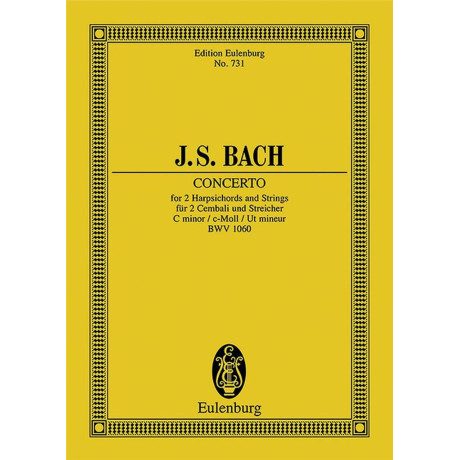 Bach - Concerto in C Minor BWV 1030 for 2 Cembali and Strings