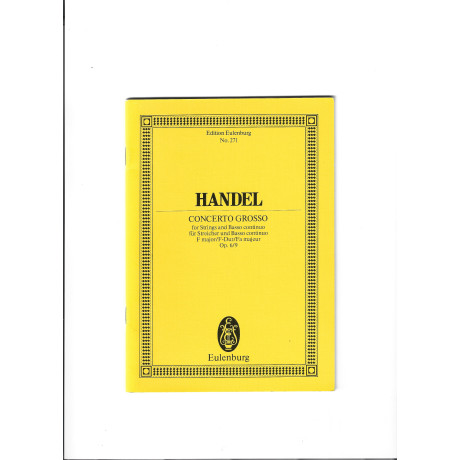 Handel - Concerto Grosso F Major Op. 6/9