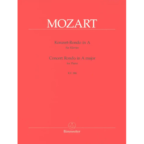 Mozart - Concert Rondo in A Major KV 386 for Piano