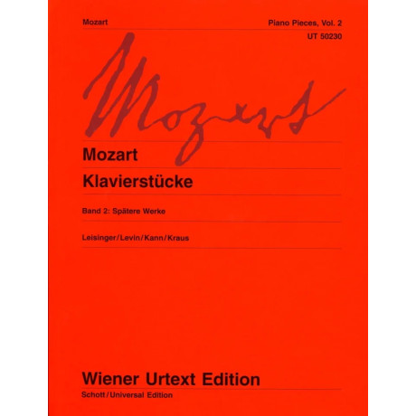 Mozart - Pieces For Piano Vol.2