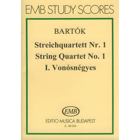 Bartòk - String Quartet n.1 Vonòsnègyes Op.7