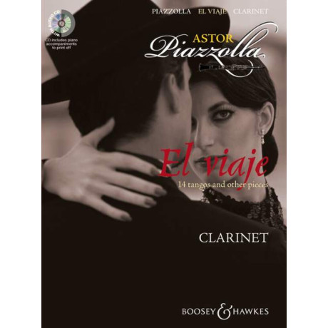 Piazzolla - El Viaje 14 Tanghi Per Clarino Solo con CD
