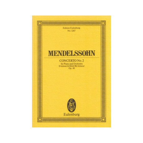 Mendelsshon - Concerto n.2 in D Minor Op.40