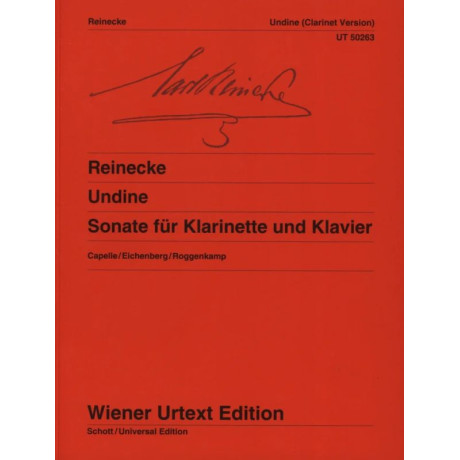 Reinecke - Sonata Undine, per clarinetto e pianoforte