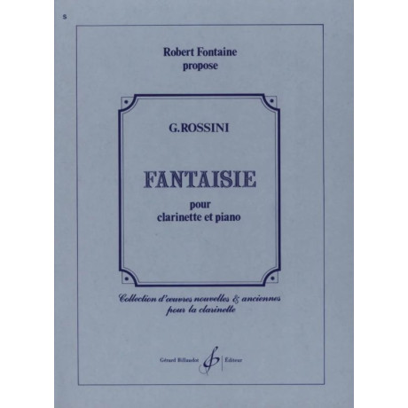 Rossini - Fantasia per Clarinetto e Pianoforte