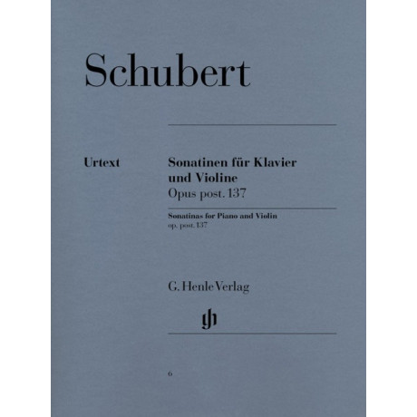 Franz Schubert - Sonatinas for Piano and Violin - Op. post. 137