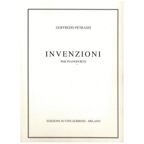 Petrassi - Invenzioni per Pianoforte