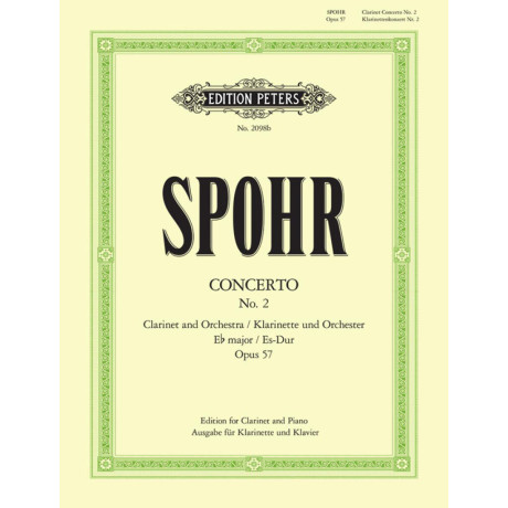 Spohr - Concerto n.2 Op.57 in Mib per clarino e Piano