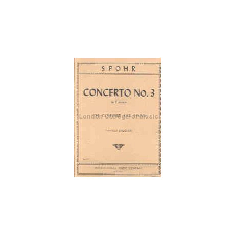 Spohr - Concerto n.3 in Fa Minore per Clarino e Piano