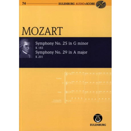Mozart - Sinfonie Nr. 25 g-Moll, Sinfonie Nr. 29 A-Dur KV 183 und KV 201