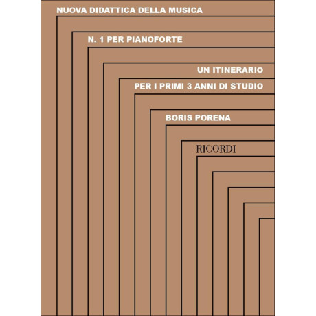 Porena - Un Itinerario per i Primi 3 anni di Studio per Pianoforte