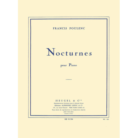 Poulenc - 8 Notturni per Pianoforte