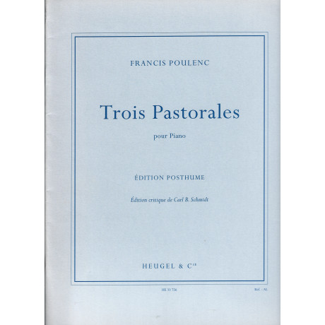 Poulenc - 3 Pastorali per Pianoforte