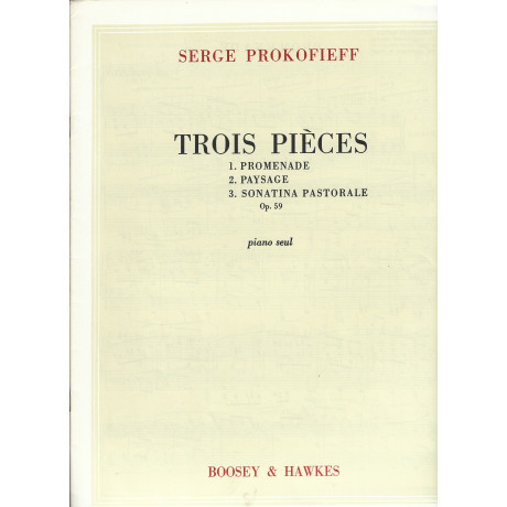 Prokofiev - Trois Pieces Op.59 per Pianoforte