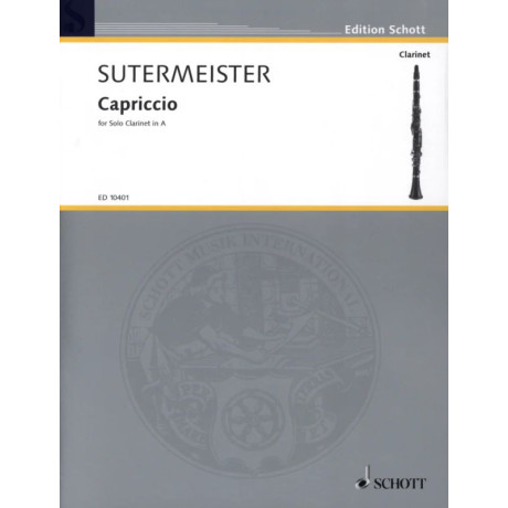 Sutermeister - Capriccio per Clarinetto Solo in La