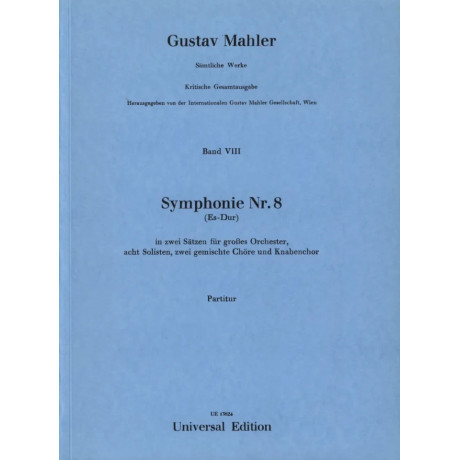 Mahler - Symphonie Nr. 8 Partitura