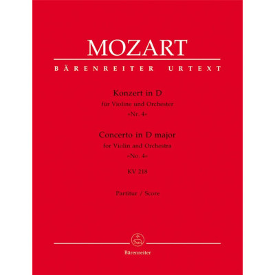 Mozart - Violin Concerto No.4 in D major K.218