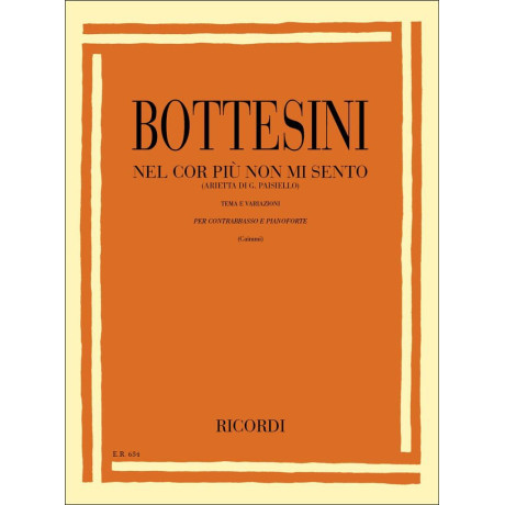 Bottesini - Nel Cor Piu Non Mi Sento (Arietta Di G. Paisiello) per Contrabasso e Piano