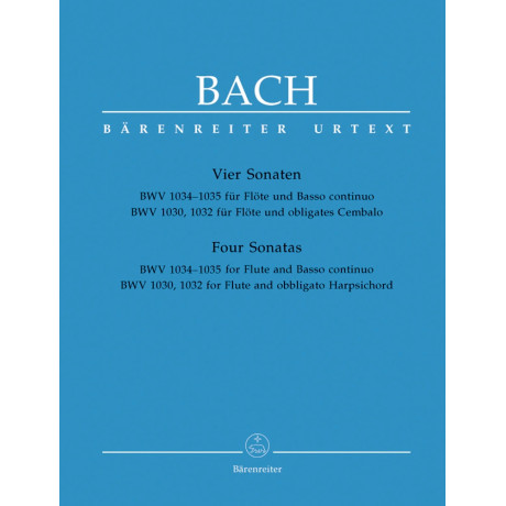 Johann Sebastian Bach - Four Sonatas for Flute BWV 1030, 1032, 1034, 1035