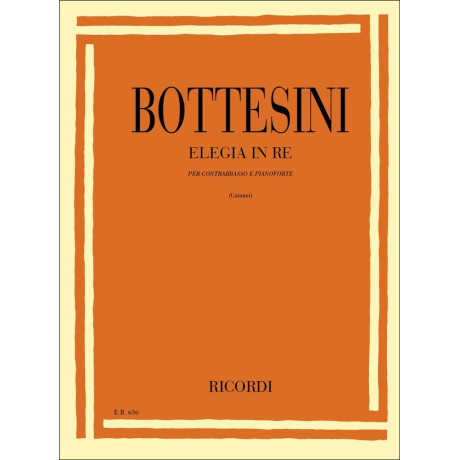 Bottesini - Elegia in Re per Contrabasso e Piano