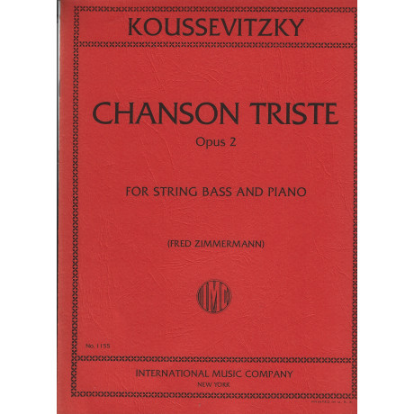 Koussevitzky - Chanson triste op. 2 (1874 – 1951)