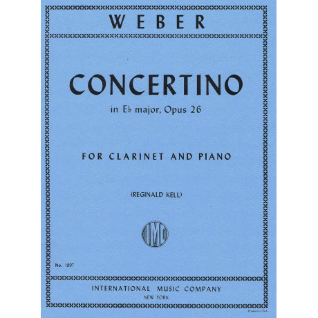 copy of Weber - Concertno in Mi Maggiore Op.26 Clarino e Pf.