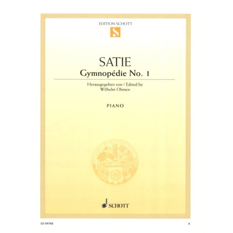 Satie - Gymnopédie No. 1 for the Piano (1866 – 1925)