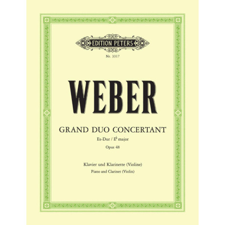 copy of Weber - Gran Duo Concertante in Mib Op.48 Cl.e Pf.