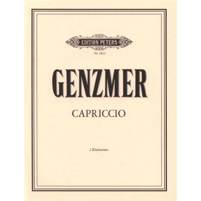 Genzmer - Capriccio per Due Clarinetti