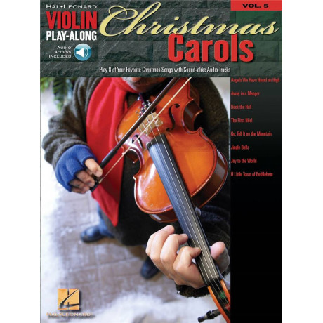 Christmas Carols - 8 Pieces for Violin Play- Along