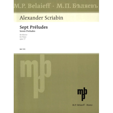 Scriabin -  Sept Préludes op. 17 (1896) for Piano