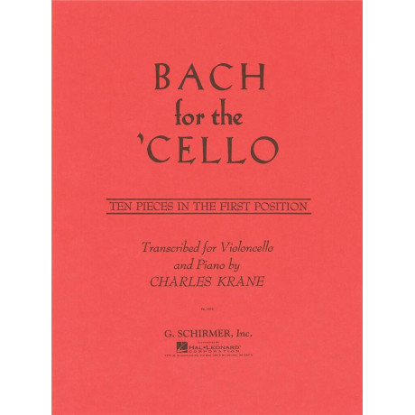 Bach - 10 Pezzi in prima Posizione per Violoncello e Piano