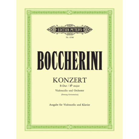 Boccherini - Concerto in Sib Maggiore for Cello and Piano
