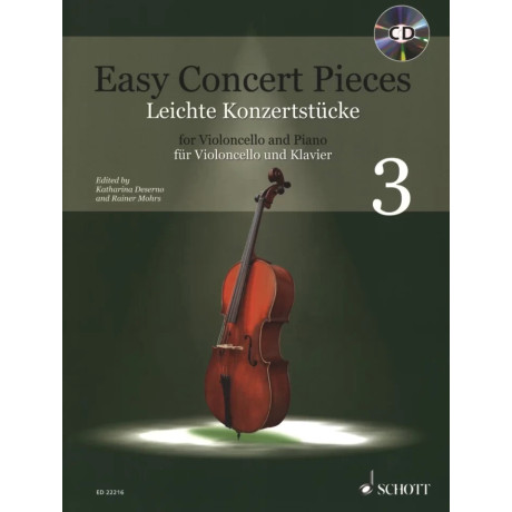 Easy Concert Pieces 3 for Violoncello and Piano