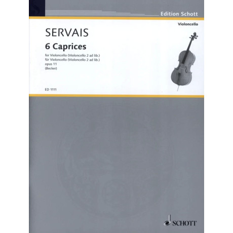 Servais - 6 Capricci per 1/2 Violoncelli