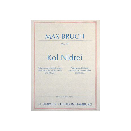Bruch - Kol Nidrei Op.47 For Cello and Piano