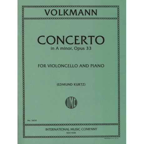 Volkmann - Concerto in A Minor Op.33 For Cello and Piano