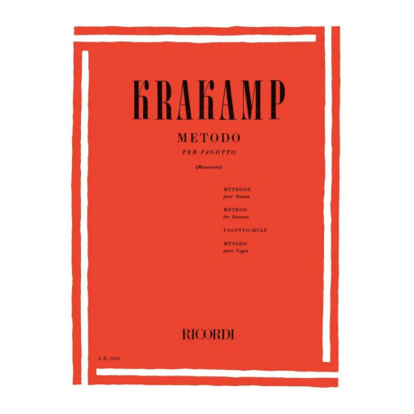 Krakamp - Metodo per Fagotto