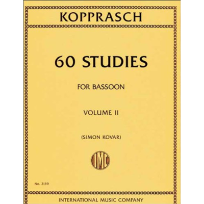 Kopprasch - 60 Studi Vol.2 per Fagotto