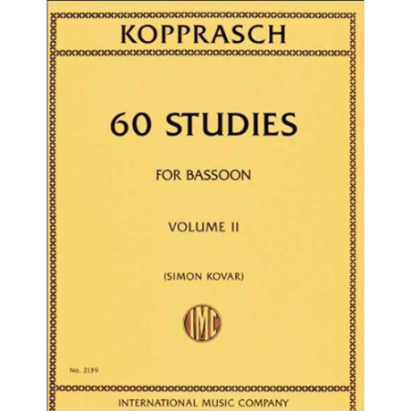 Kopprasch - 60 Studi Vol.2 per Fagotto