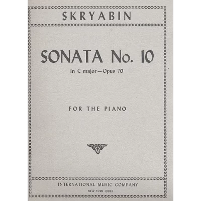 Scriabin -  Sonata N. 10 Op. 70 in C Major for Piano
