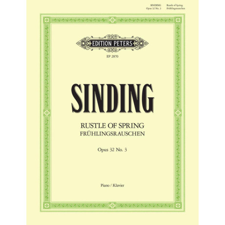 Sinding - Rustle of Spring Op.32 n.3 for Piano