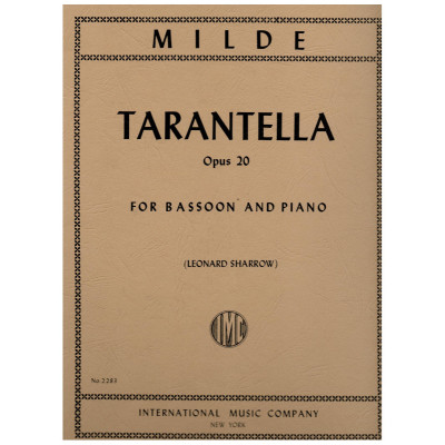 Milde - Tarantella Op.20 per Fagotto e Pianoforte