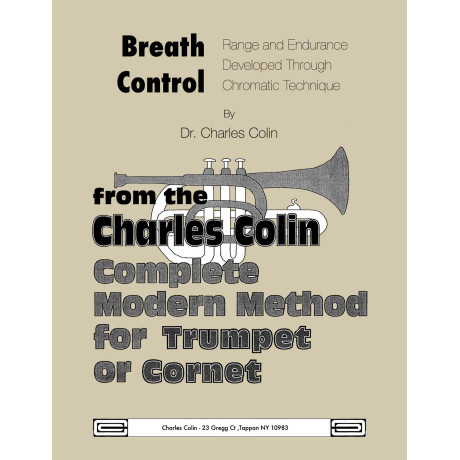 Colin - Breath Control for Trumpet op Cornet