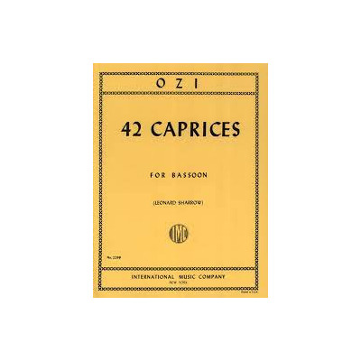 Ozi - 42 Capricci per Fagotto