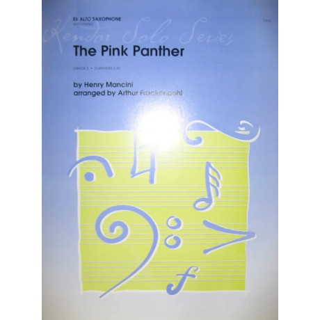 Mancini - The Pink Panther for Sax Alto