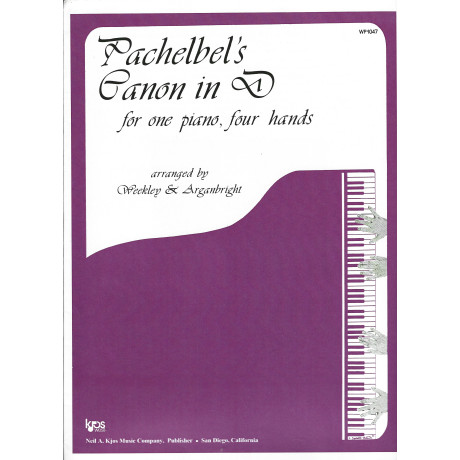 Pachelbel's - Canon in D for Piano 4 Hands