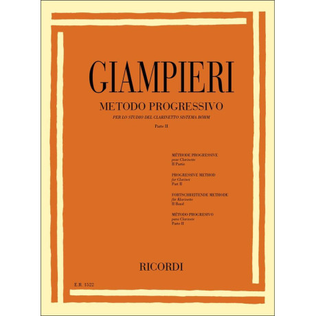 Giampieri - Metodo Progressivo per Clarinetto Vol.2