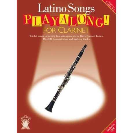 Latino Songs Playalong for Clarinet