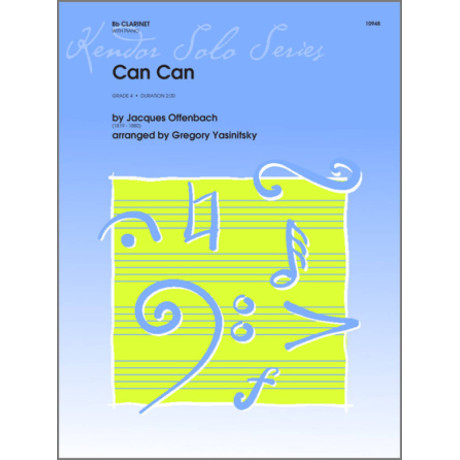 Offenbach - Can Can for Clarinet and Piano